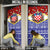 Croatia Christmas Door Cover with Santa Sleigh Presents and Red Checkered Crest - Wonder Print Shop