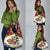 Croatia Christmas Grocery Bag with Santa Sleigh Presents and Red Checkered Crest - Wonder Print Shop