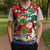 Croatia Christmas Knitted V-Neck Vest with Santa Sleigh Presents and Red Checkered Crest - Wonder Print Shop