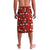 Croatia Christmas Lavalava with Santa Sleigh Presents and Red Checkered Crest - Wonder Print Shop