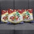 Croatia Christmas Pillow Cover with Santa Sleigh Presents and Red Checkered Crest - Wonder Print Shop