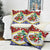 Croatia Christmas Pillow Cover with Santa Sleigh Presents and Red Checkered Crest - Wonder Print Shop