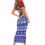 Croatia Christmas Short Sleeve Bodycon Dress with Santa Sleigh Presents and Red Checkered Crest - Wonder Print Shop