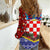 Croatia Christmas Women Casual Shirt with Santa Sleigh Presents and Red Checkered Crest - Wonder Print Shop