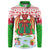 Wales Christmas Button Sweatshirt with Red Dragon Gift and Holiday Crest Snow Scene - Wonder Print Shop