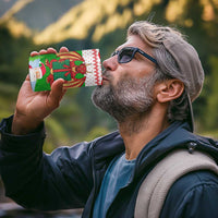 Wales Christmas 4 in 1 Can Cooler Tumbler with Red Dragon Gift and Holiday Crest Snow Scene - Wonder Print Shop