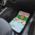 Wales Christmas Car Mats with Red Dragon Gift and Holiday Crest Snow Scene - Wonder Print Shop