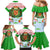Wales Christmas Family Matching Mermaid Dress and Hawaiian Shirt with Red Dragon Gift and Holiday Crest Snow Scene - Wonder Print Shop