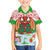 Wales Christmas Family Matching Off The Shoulder Long Sleeve Dress and Hawaiian Shirt with Red Dragon Gift and Holiday Crest Snow Scene - Wonder Print Shop