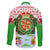 Wales Christmas Family Matching Off Shoulder Maxi Dress and Hawaiian Shirt with Red Dragon Gift and Holiday Crest Snow Scene - Wonder Print Shop