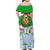 Wales Christmas Family Matching Off Shoulder Maxi Dress and Hawaiian Shirt with Red Dragon Gift and Holiday Crest Snow Scene - Wonder Print Shop