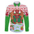 Wales Christmas Family Matching Off Shoulder Short Dress and Hawaiian Shirt with Red Dragon Gift and Holiday Crest Snow Scene - Wonder Print Shop