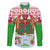 Wales Christmas Family Matching Puletasi and Hawaiian Shirt with Red Dragon Gift and Holiday Crest Snow Scene - Wonder Print Shop