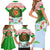 Wales Christmas Family Matching Short Sleeve Bodycon Dress and Hawaiian Shirt with Red Dragon Gift and Holiday Crest Snow Scene - Wonder Print Shop