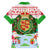 Wales Christmas Family Matching Short Sleeve Bodycon Dress and Hawaiian Shirt with Red Dragon Gift and Holiday Crest Snow Scene - Wonder Print Shop