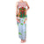 Wales Christmas Family Matching Tank Maxi Dress and Hawaiian Shirt with Red Dragon Gift and Holiday Crest Snow Scene - Wonder Print Shop