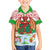 Wales Christmas Kid Hawaiian Shirt with Red Dragon Gift and Holiday Crest Snow Scene - Wonder Print Shop