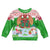 Wales Christmas Kid Ugly Christmas Sweater with Red Dragon Gift and Holiday Crest Snow Scene - Wonder Print Shop