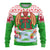 Wales Christmas Ugly Christmas Sweater with Red Dragon Gift and Holiday Crest Snow Scene - Wonder Print Shop