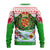 Wales Christmas Ugly Christmas Sweater with Red Dragon Gift and Holiday Crest Snow Scene - Wonder Print Shop