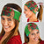Wales Christmas Neck Gaiter with Red Dragon Gift and Holiday Crest Snow Scene - Wonder Print Shop