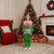 Wales Christmas Pajama Set with Red Dragon Gift and Holiday Crest Snow Scene - Wonder Print Shop