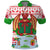 Wales Christmas Polo Shirt with Red Dragon Gift and Holiday Crest Snow Scene - Wonder Print Shop