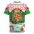 Wales Christmas Rugby Jersey with Red Dragon Gift and Holiday Crest Snow Scene - Wonder Print Shop