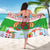 Wales Christmas Sarong with Red Dragon Gift and Holiday Crest Snow Scene - Wonder Print Shop