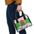 Wales Christmas Shoulder Handbag with Red Dragon Gift and Holiday Crest Snow Scene - Wonder Print Shop