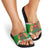 Wales Christmas Slide Sandals with Red Dragon Gift and Holiday Crest Snow Scene - Wonder Print Shop