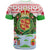 Wales Christmas T Shirt with Red Dragon Gift and Holiday Crest Snow Scene - Wonder Print Shop