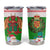 Wales Christmas Tumbler Cup with Red Dragon Gift and Holiday Crest Snow Scene - Wonder Print Shop
