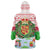 Wales Christmas Wearable Blanket Hoodie with Red Dragon Gift and Holiday Crest Snow Scene - Wonder Print Shop