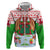 Wales Christmas Zip Hoodie with Red Dragon Gift and Holiday Crest Snow Scene - Wonder Print Shop