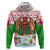 Wales Christmas Zip Hoodie with Red Dragon Gift and Holiday Crest Snow Scene - Wonder Print Shop