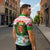 Wales Christmas Zipper Polo Shirt with Red Dragon Gift and Holiday Crest Snow Scene - Wonder Print Shop