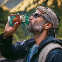 Wales Christmas 4 in 1 Can Cooler Tumbler with Red Dragon Santa Sleigh and Festive Green Snowflake - Wonder Print Shop