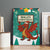 Wales Christmas Canvas Wall Art with Red Dragon Santa Sleigh and Festive Green Snowflake - Wonder Print Shop