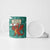 Wales Christmas Ceramic Mug with Red Dragon Santa Sleigh and Festive Green Snowflake - Wonder Print Shop