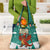 Wales Christmas Grocery Bag with Red Dragon Santa Sleigh and Festive Green Snowflake - Wonder Print Shop