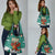 Wales Christmas Grocery Bag with Red Dragon Santa Sleigh and Festive Green Snowflake - Wonder Print Shop