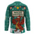 Wales Christmas Hockey Jersey with Red Dragon Santa Sleigh and Festive Green Snowflake - Wonder Print Shop