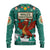 Wales Christmas Ugly Christmas Sweater with Red Dragon Santa Sleigh and Festive Green Snowflake - Wonder Print Shop