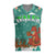 Wales Christmas Knitted V-Neck Vest with Red Dragon Santa Sleigh and Festive Green Snowflake - Wonder Print Shop