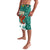 Wales Christmas Lavalava with Red Dragon Santa Sleigh and Festive Green Snowflake - Wonder Print Shop