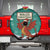 Wales Christmas Spare Tire Cover with Red Dragon Santa Sleigh and Festive Green Snowflake - Wonder Print Shop