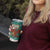 Wales Christmas Tumbler Cup with Red Dragon Santa Sleigh and Festive Green Snowflake - Wonder Print Shop