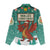 Wales Christmas Women Casual Shirt with Red Dragon Santa Sleigh and Festive Green Snowflake - Wonder Print Shop