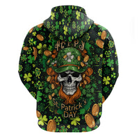 Happy St. Patrick's Day Skull Hoodie - Wonder Print Shop